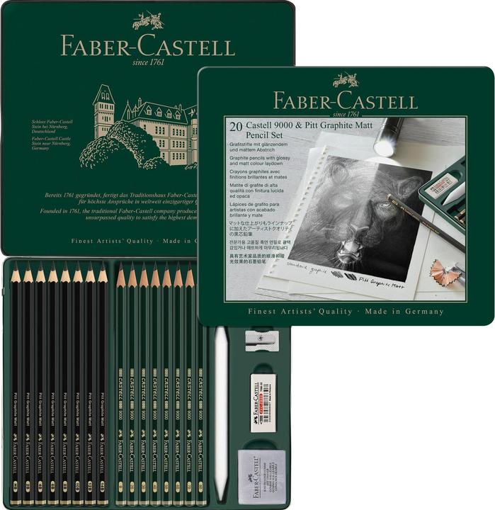 Immagine prodotto Faber-Castell Grafite opaca (HB, 20 x)