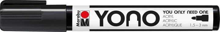 Produktbild Marabu Acrylmarker YONO 1.5 - 3 mm Schwarz (Schwarz, 3 mm, 1 x)