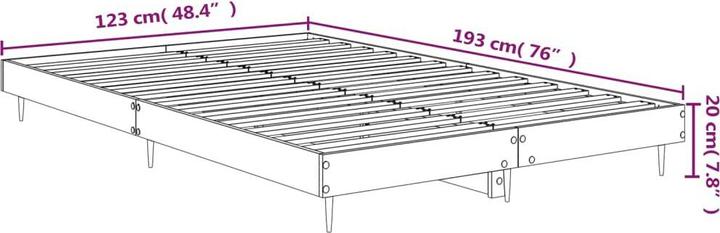 Image du produit vidaXL Bettgestell (120 x 190 cm)