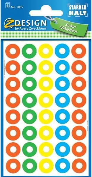 Actual product image Avery Hole reinforcement rings