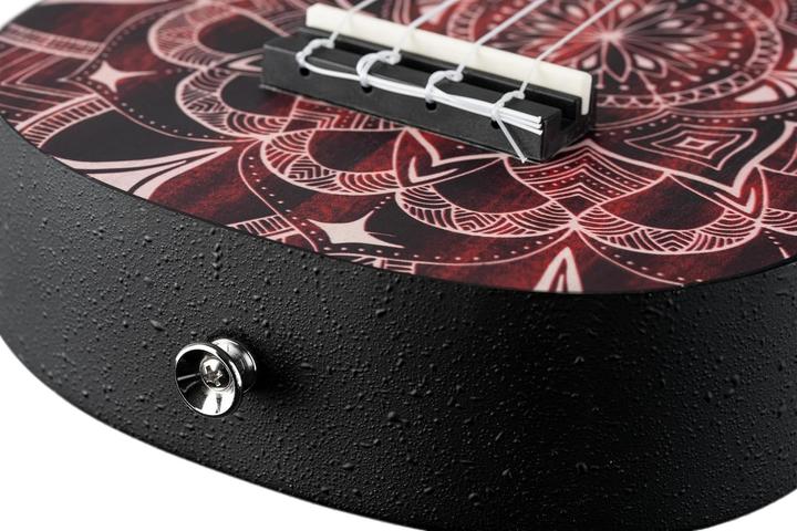 Actual product image Keiki Ukulele Package - Soprano - Red Kaleidoscope (Soprano, Soprano)