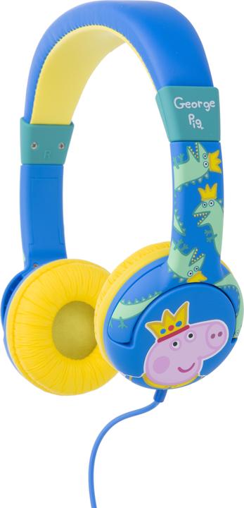 Actual product image OTL Technologies Peppa Pig Prince George Wired Headphones Headband Music Blue, Green, Pink, Yellow