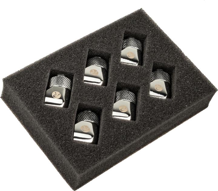 Actual product image Raijintek Pelias D140906, 90 degree adapter - 6-pack, silver