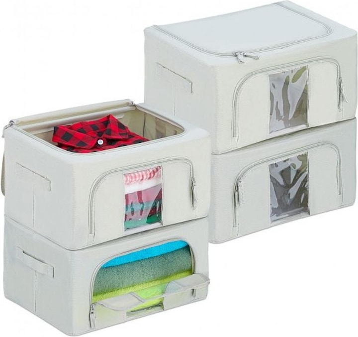 Produktbild Relaxdays Aufbewahrungstaschen-Set (40 x 30 x 20 cm, 100 l)