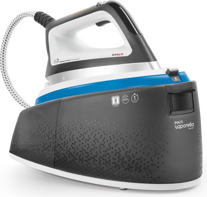 Produktbild Polti Vaporella Instant VI50.40 2400 W 2 L Aluminium Blau, Weiss (2400 W, 600 g/min)