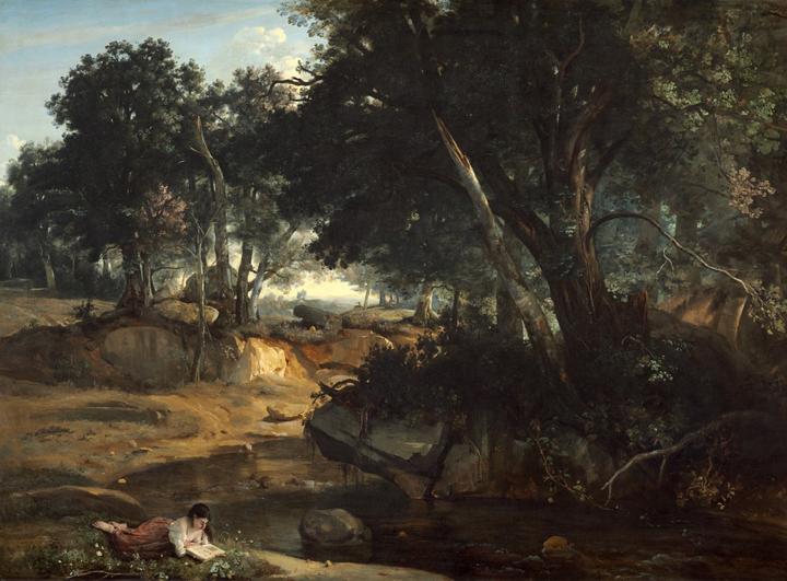 Image du produit Grafika Puzzle 2000 pièces Jean-Baptiste-Camille Corot : Forêt de Fontaineblea (2000 pièces)