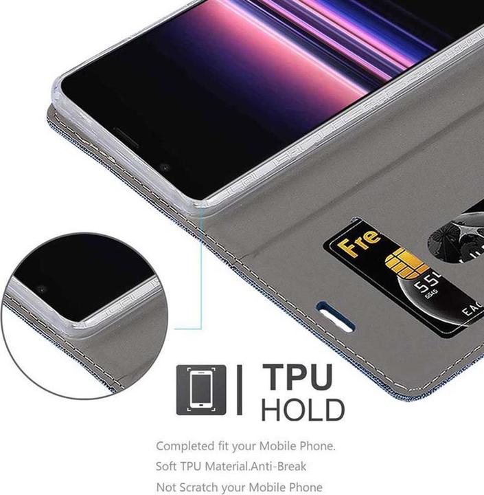 Productafbeelding Cadorabo Boek Jeans Optiek Cover (Sony Xperia 5)