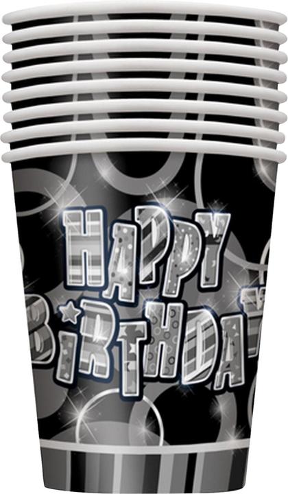 Actual product image Unique Party 8 Happy Birthday Party Cups