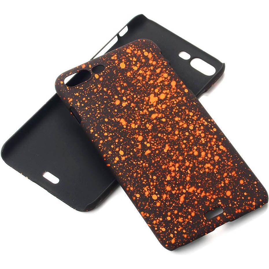 Thumbnail - König Design Handy Hülle Schutz Case Bumper Schale für Apple iPhone 7 Plus 3D Sterne Orange (Apple iPhone 7 Plus), Smart...