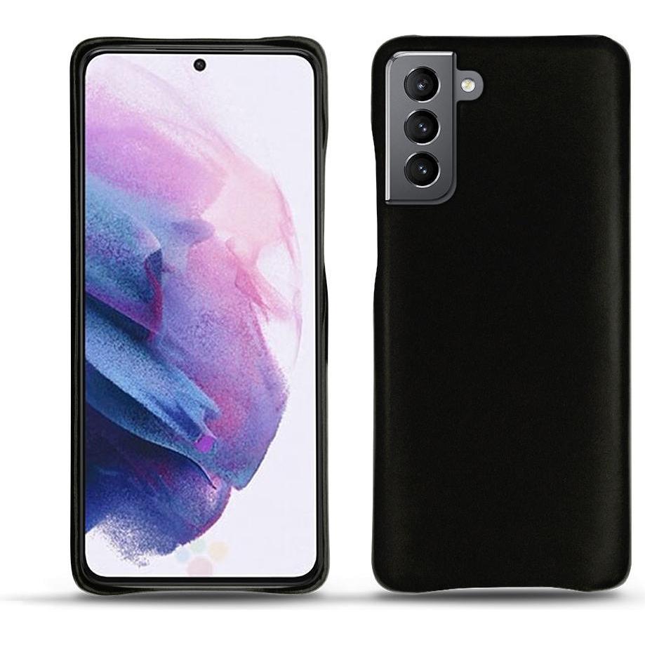 Noreve Lederschutzhülle (Samsung Galaxy S21), Smartphone Hülle, Schwarz