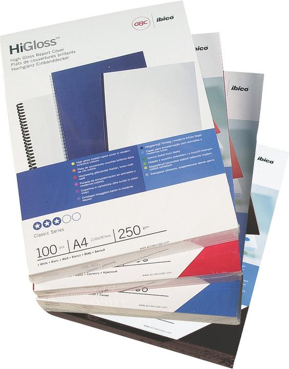 Produktbild GBC HiGloss Umschlagmaterial weiss/weiss