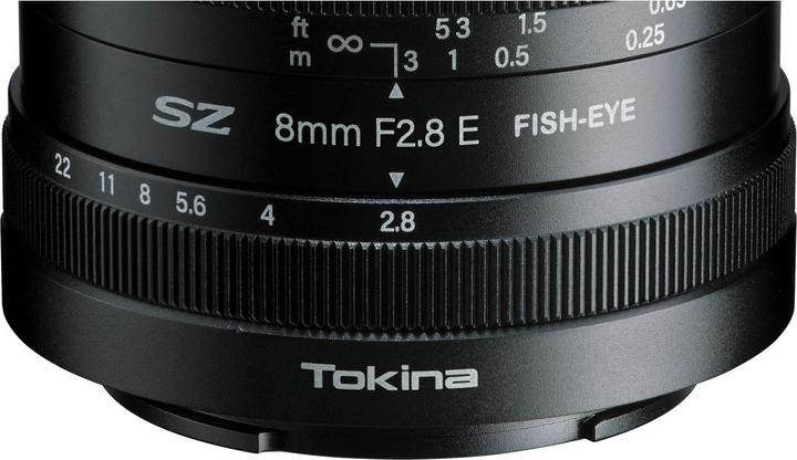 Image du produit Tokina SZ 8mm F2.8 MF Sony E-Mount (Sony E, APS-C / DX)