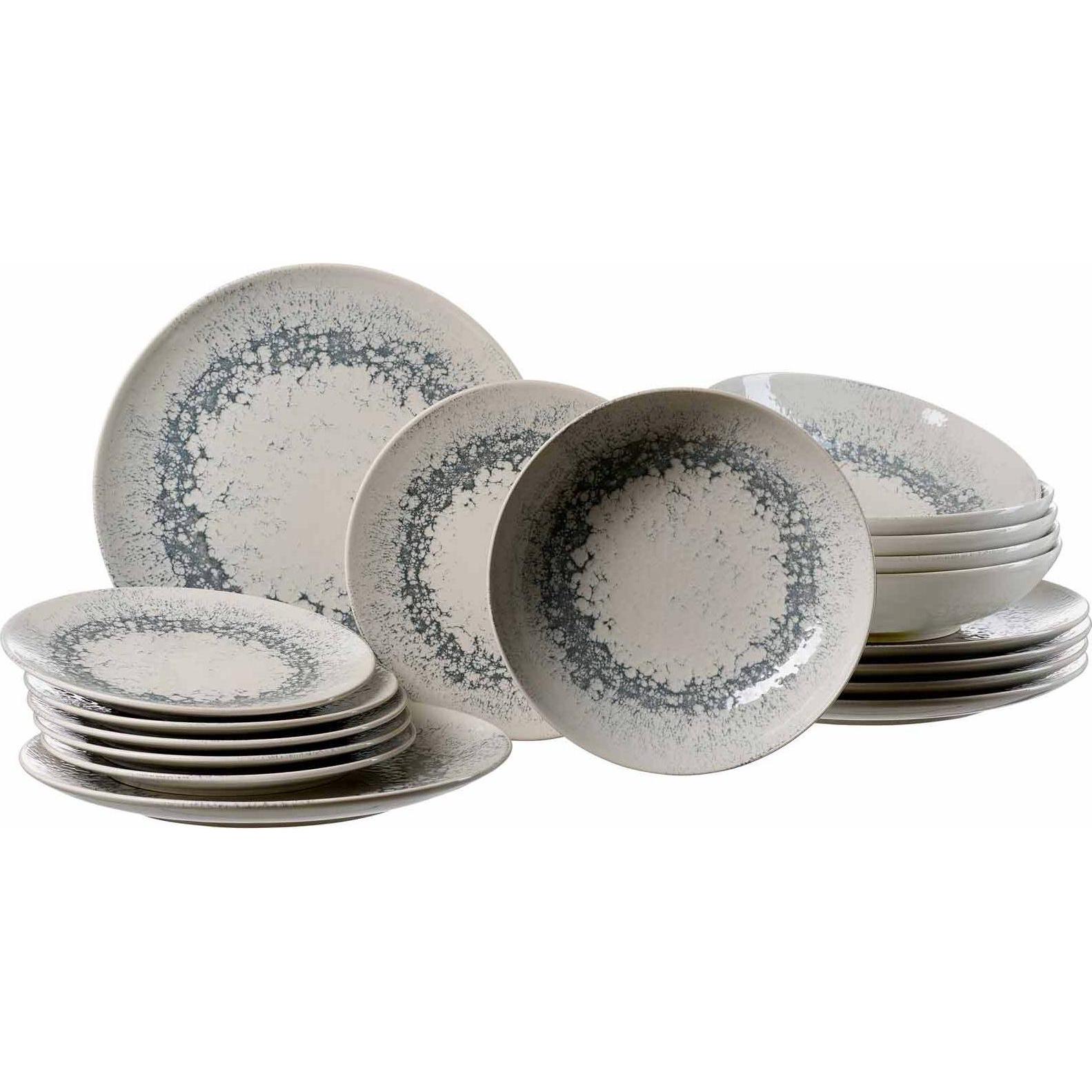 Ritzenhoff & Breker, Geschirrset, Cecina Teller-Set (18 Stück)