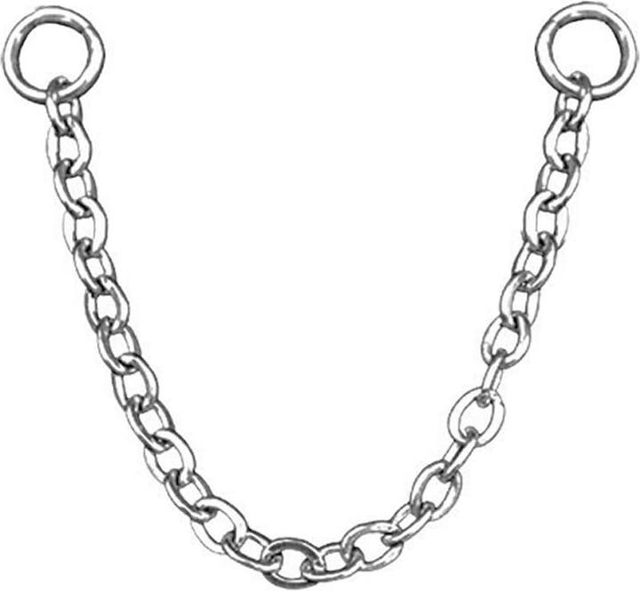 Immagine prodotto Star Piercing Catena di collegamento Basic argento (senza ottone, Acciaio chirurgico 316L)
