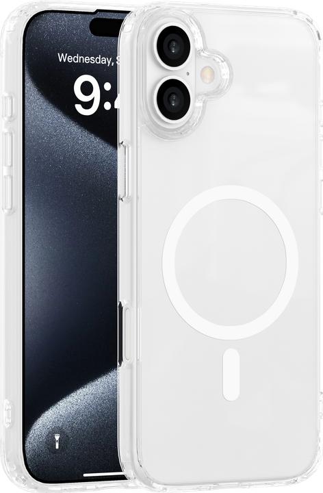 Actual product image Cazy Cover with magnetic ring, compatible with Qi2/MagSafe (Apple iPhone 16 Plus)