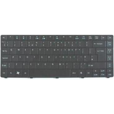 Acer Keyboard (ENGLISH), Notebook Ersatzteile, Schwarz
