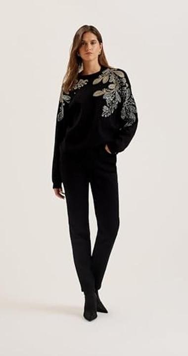 Produktbild Ted Baker Embellished Crew Neck Lange Mouwen Trui (44)