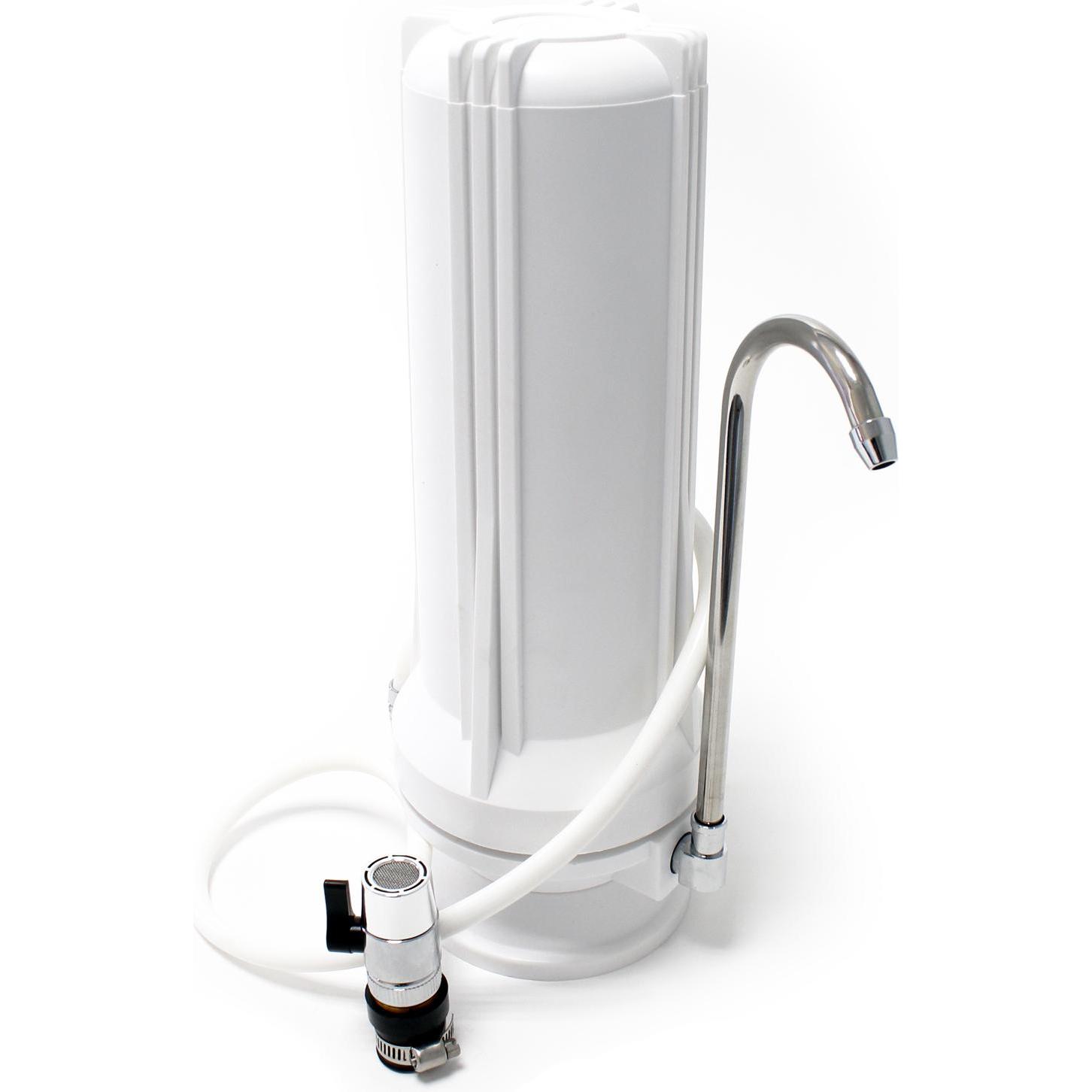 Naturewater TR201 1 Stufen Counter Top Wasserfilter 5µ Kartusche Sedimentfilter, Wasserfilter, Weiss
