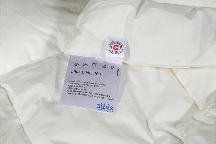 Image du produit Albis Couette en duvet léger Line 200 (350 g, 160 x 210 cm)