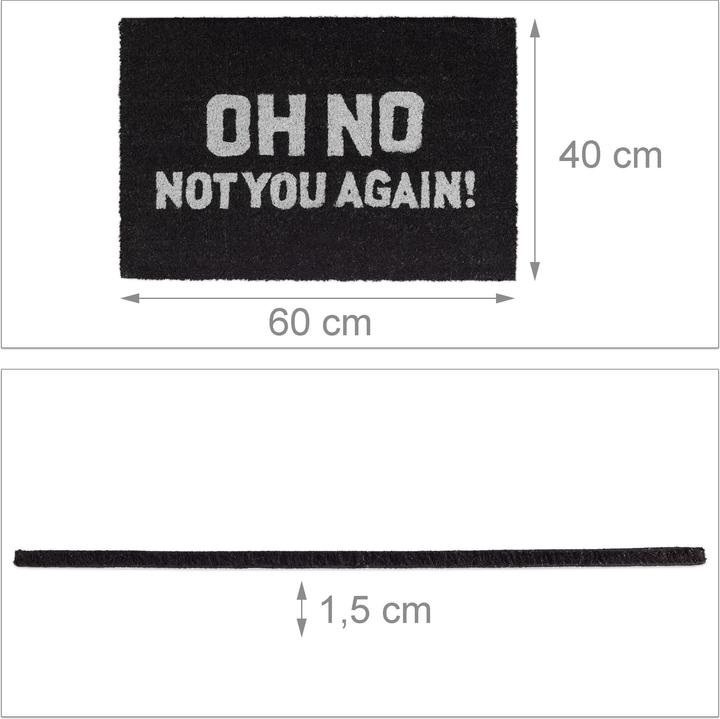 Produktbild Relaxdays Oh No (60 x 40 x 1.5 cm)
