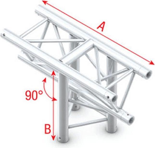 Produktbild Showtec T-Cross vertical 3-way, apex down