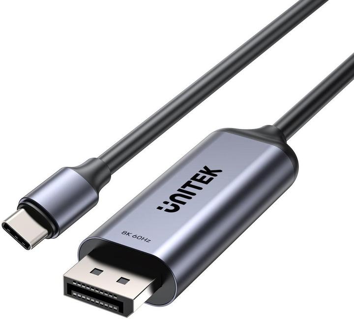 Produktbild Unitek 8K USB-C AUF DisplayPort 1 5 m bidirektionales Kabel (1.50 m)