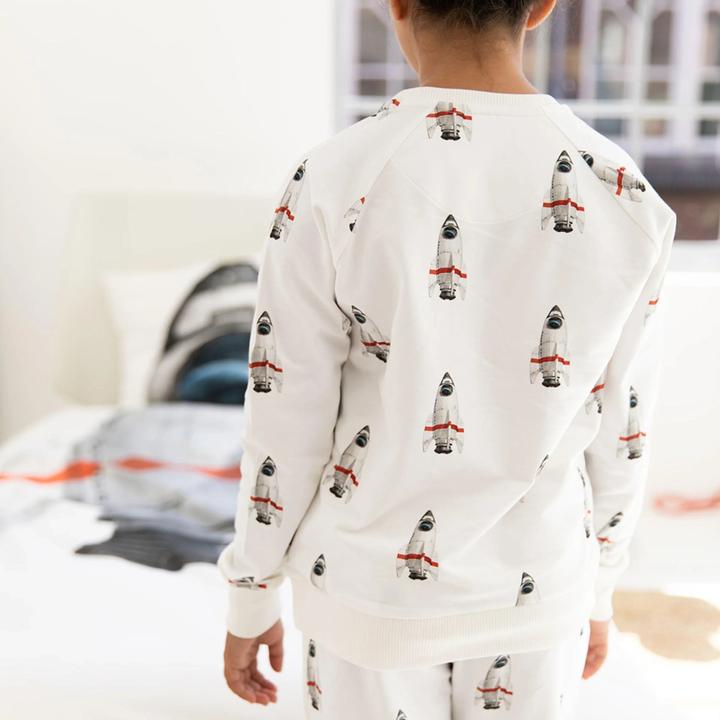 Produktbild Snurk Kinderpullover Rakete (92)
