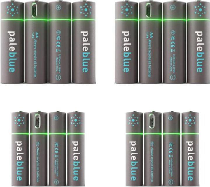 Produktbild Pale Blue Sustainability Kit (16 Stk., AA, AAA, 1560 mAh)