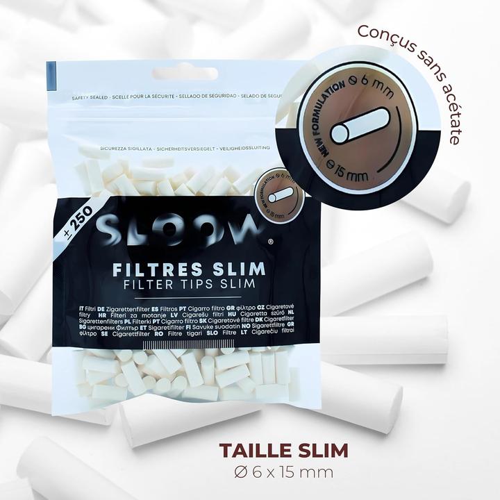 Produktbild Sloow 20920 cigarette filter plastic