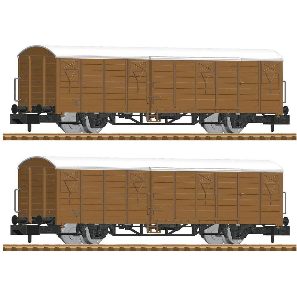 Fleischmann N 2er-Set Gedeckte Güterwagen der DB-AG (Spur N)