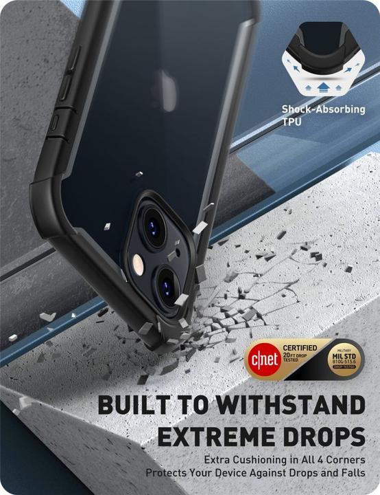 Produktbild Supcase Case IBLSN Ares Apple iPhone 13 Black (Apple iPhone 13)
