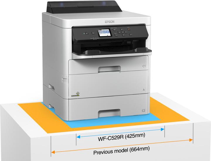 Actual product image Epson WorkForce Pro WF-C529RDTW inkjet printer color DPI WLAN (Colour)