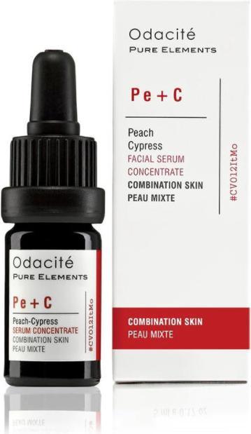 Actual product image Odacite Pure Elements by Skincare Pe+C Combination Skin Peach Cypress Serum Concentrate 5ml (5 ml)