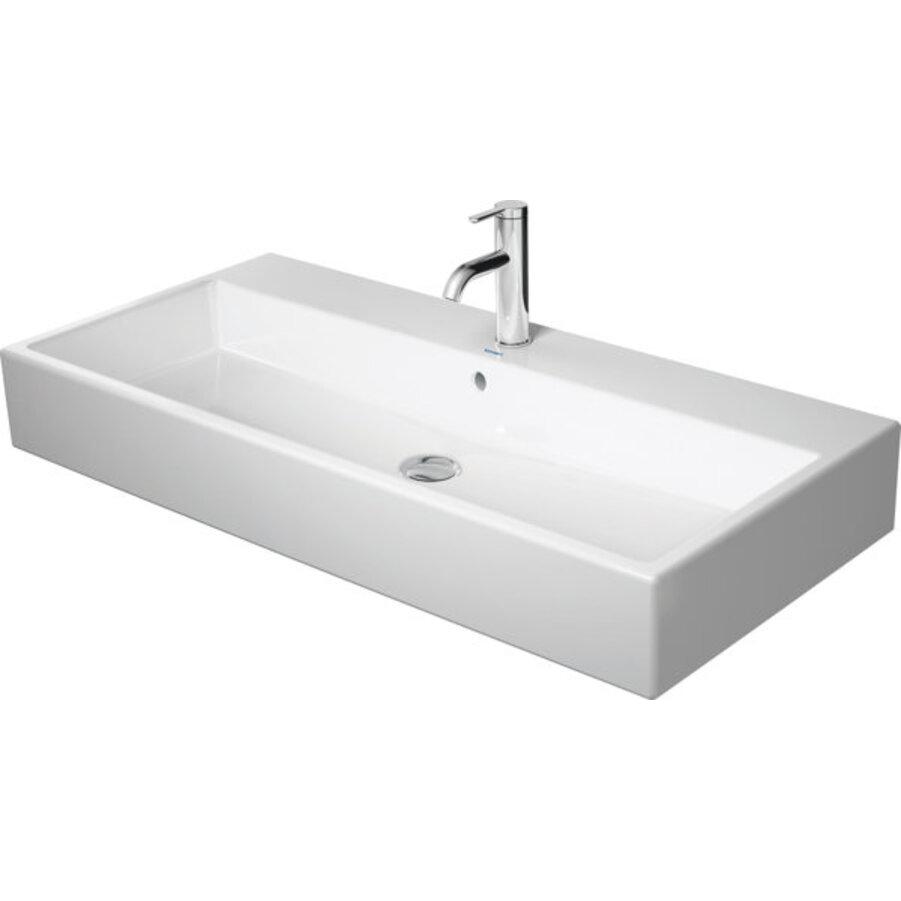 Duravit, Waschbecken, Waschtisch VERO AIR m ÜL HLB geschli 1000x470mm 1 HL weiss (470 mm, 1000 mm)