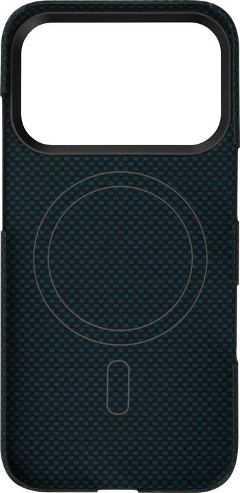 Actual product image FoneKit Vectran-Kevlar Aramid Fiber Case, iPhone 17 Pro Max, blue/black (Apple iPhone 17 Pro Max)