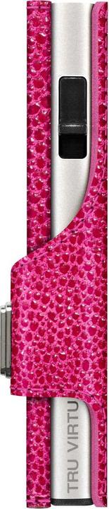 Actual product image Tru Virtu Click & Slide credit card holder wallet RFID leather 6.5 cm