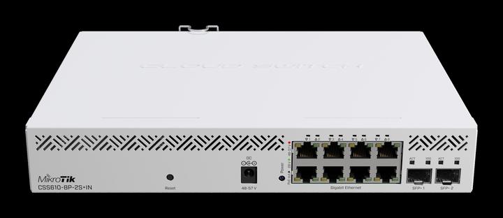 Actual product image MikroTik Cloud Router CSS610-8P-2S+IN (10 Ports)