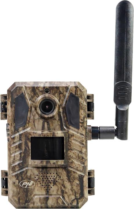 Image du produit PNI Caméra de chasse camouflage 16 MP, 4G LTE, GPS, vision nocturne, imperméable IP66