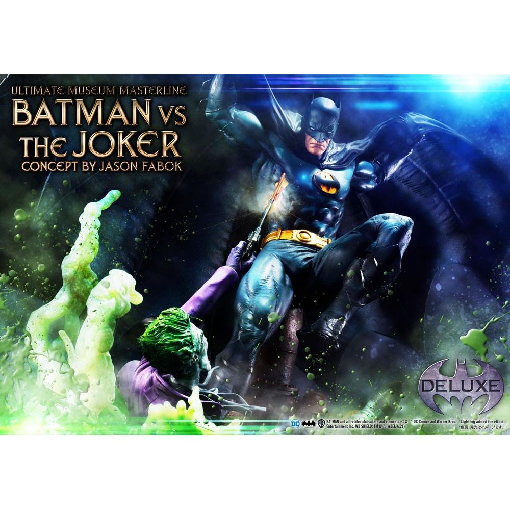 Thumbnail - Prime 1 Studio DC Comics statuette 1/3 Batman vs. The Joker by Jason Fabok Deluxe Bonus Version 85 cm