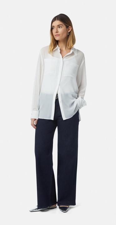 Produktbild Comma Bluse Leicht transparente Bluse mit verdeckter Knopfleiste (34)
