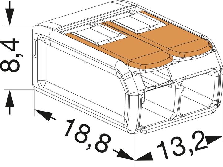 Actual product image Wago Connecting clamp