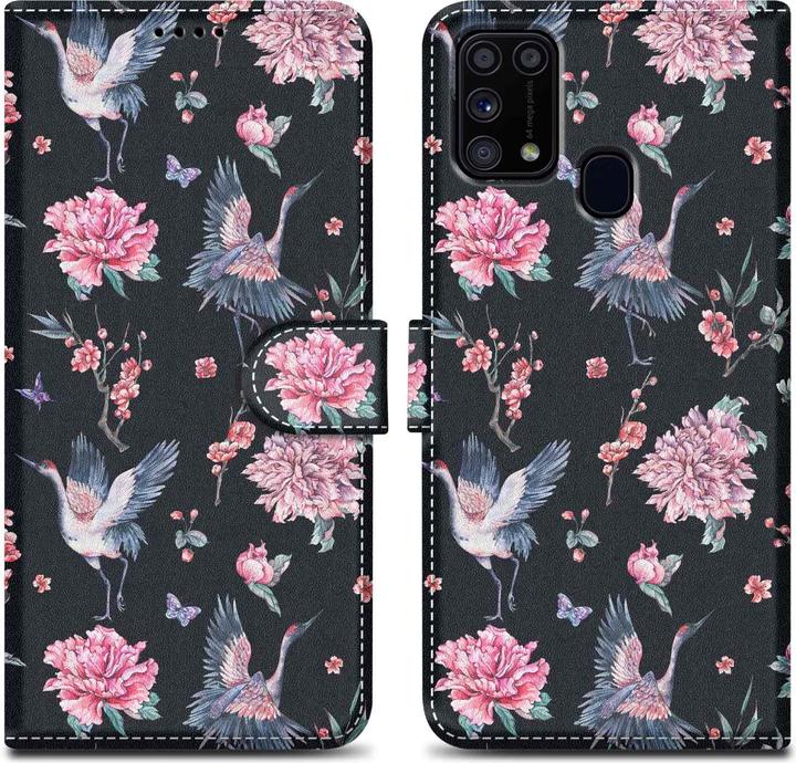 Crane & Flowers No. 9