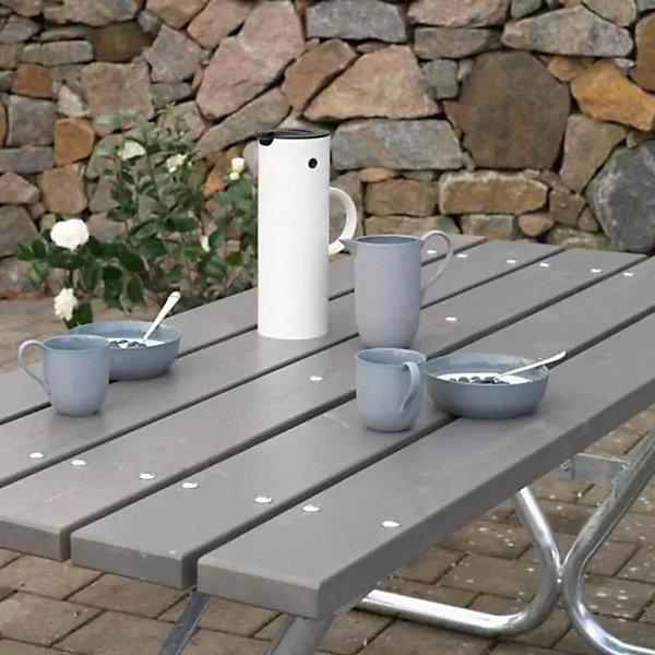 Immagine prodotto kaiserkraft Sedile a panchina del gruppo, grigio (73 cm)