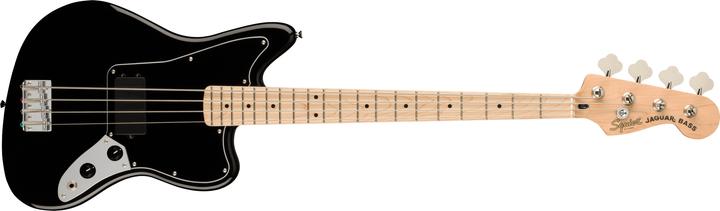 Actual product image Squier Affinity Series Jaguar Bass H Black MN electric bass guitar (Electric bass, Neck: maple wood, Fingerboard: maple wood, Body: poplar wood)