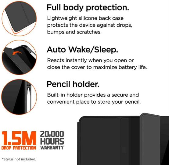 Immagine prodotto Eiger Storm 250 Stylus Case (iPad 2021 (9a generazione), iPad 2019 (7° gene), iPad 2020 (8. Gen))