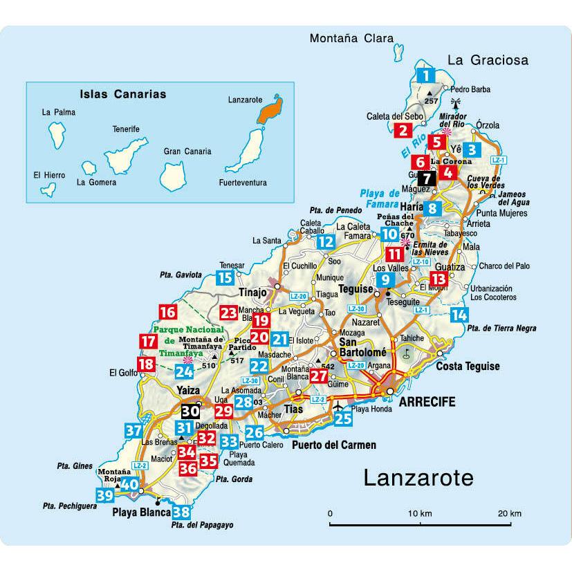 Thumbnail - Lanzarote, Landkarte