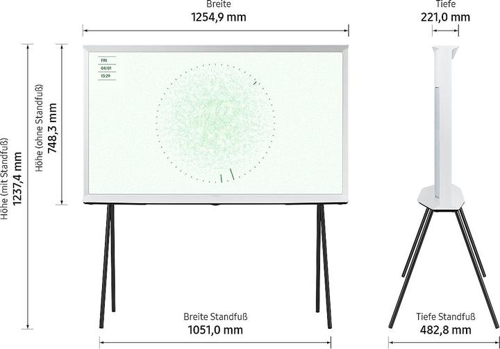 Image du produit Samsung The Serif QE55LS01D (55", LS01D, QLED, 4K, 2024)