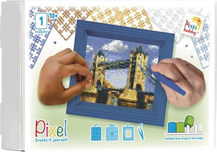 Produktbild Pixelhobby Pixel Geschenkbox mit 30 Pixel Vierecke - Tower Bridge