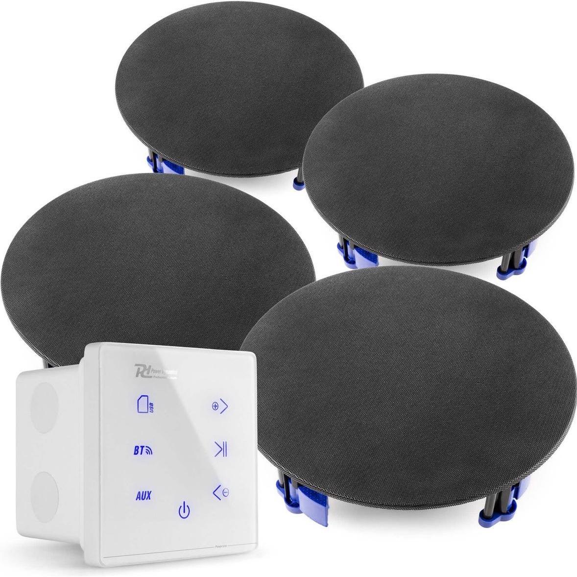 Power Dynamics Ensemble Powerline A100W (Altoparlanti attivi, Altoparlanti passivi), Altoparlante PA, Bianco, Nero