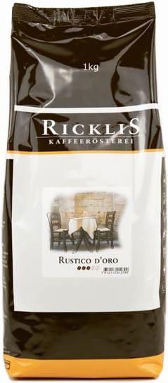 RickliS Kaffeerösterei Rustico d'oro (1000 g, Torréfaction moyenne)